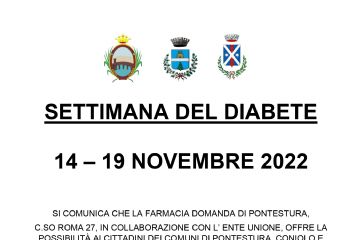 SETTIMANA DEL DIABETE